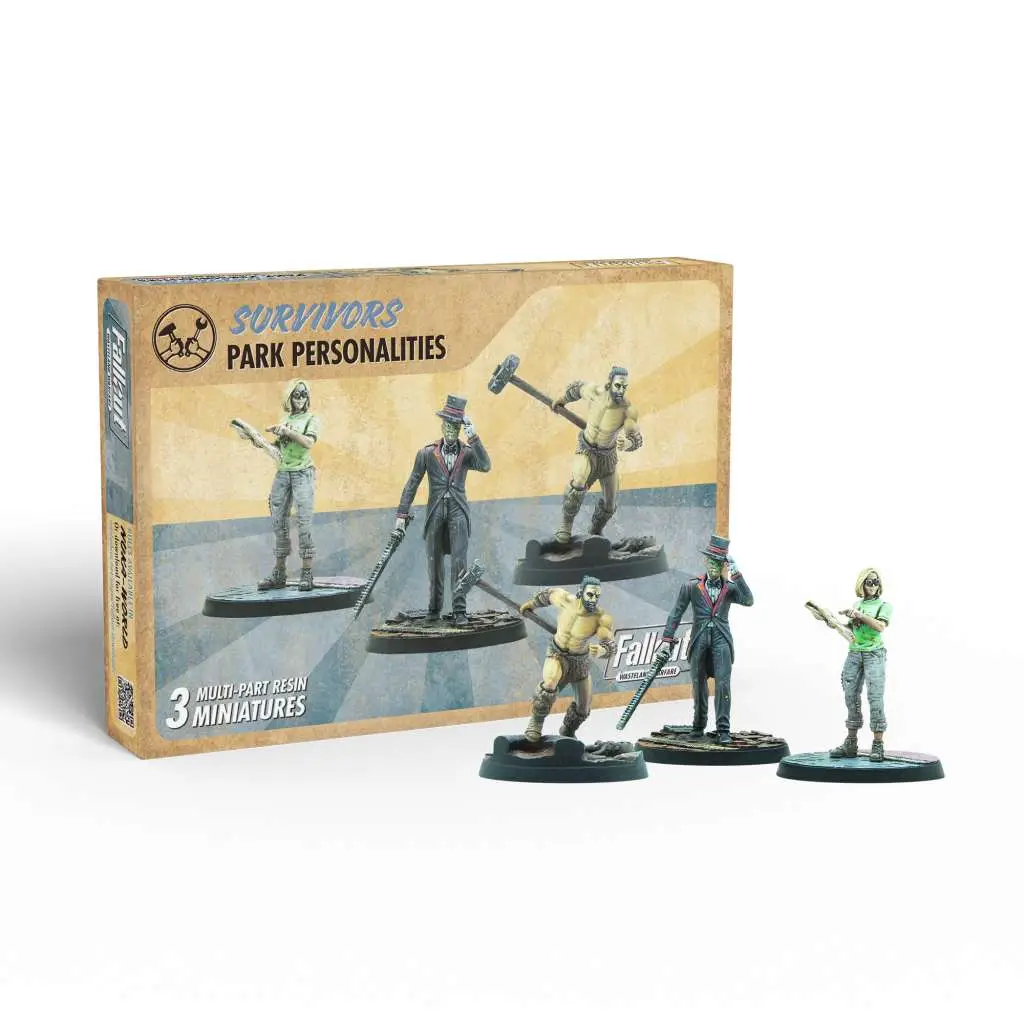 Figurine fallout wasteland warfare nuka world park personalities